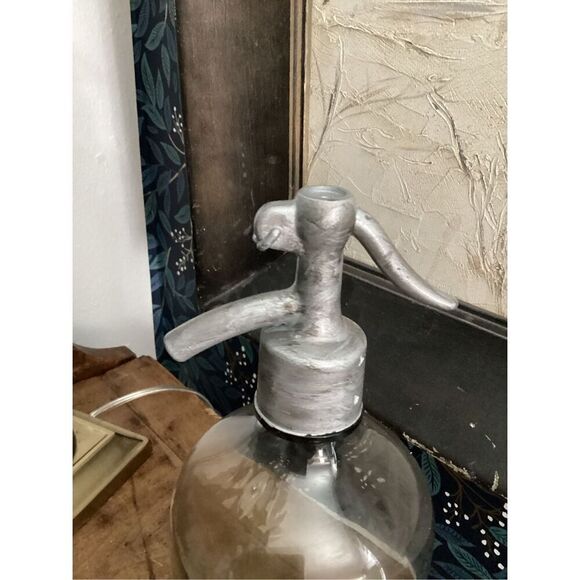 Retro Green Glass Seltzer Soda Bottle Soarking Beverage - Picture 4 of 7